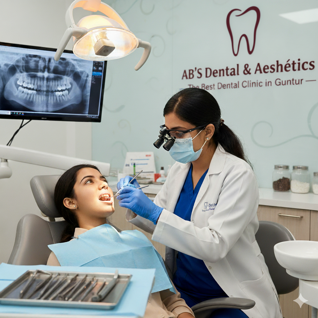Dental care treatments at AB’S Dental & Aesthetics in Guntur